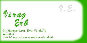 virag erb business card